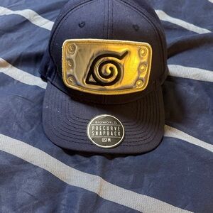 Bioworld Dark Blue Hat with Gold Metal Plate